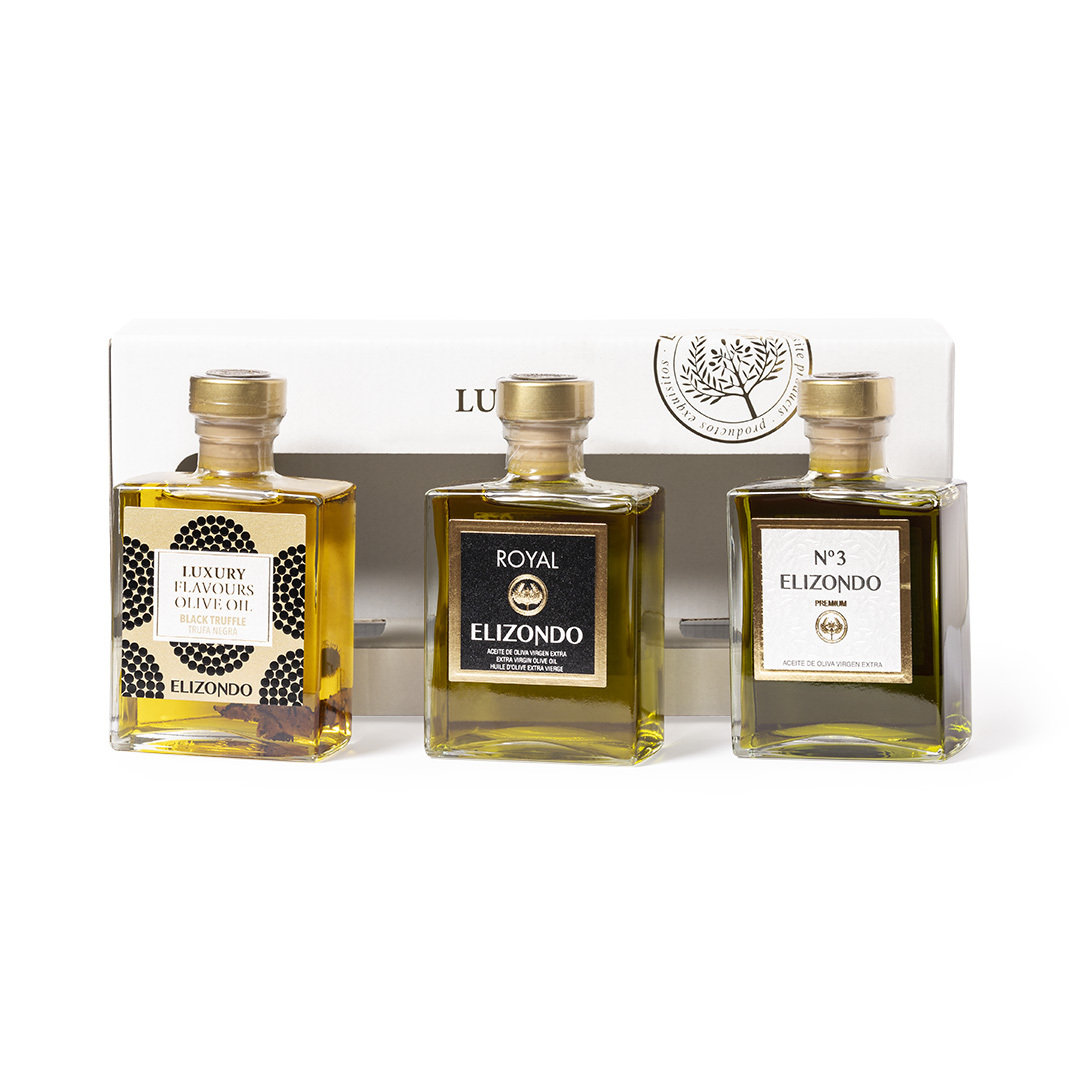 Coffret de luxe d'huile d'olive Elizondo