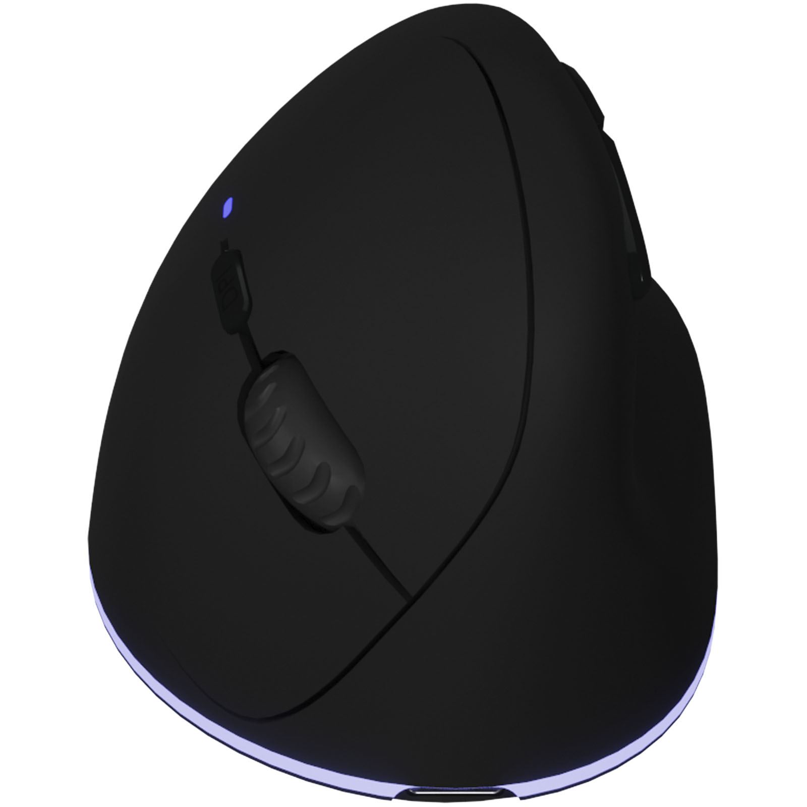 Souris sans fil rechargeable avec traitement antibactérien et logo lumineux - Bournand - Zaprinta France