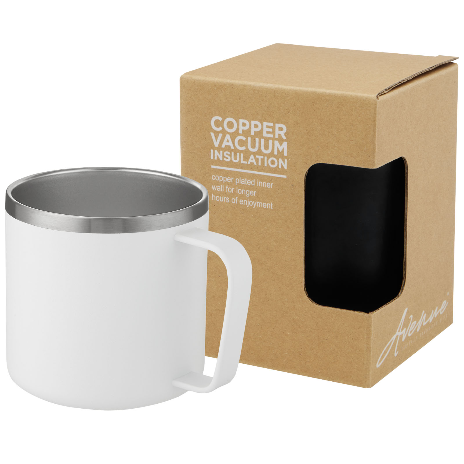 Mug en acier inoxydable Nordre à double paroi isolée sous vide en cuivre - Zaprinta France