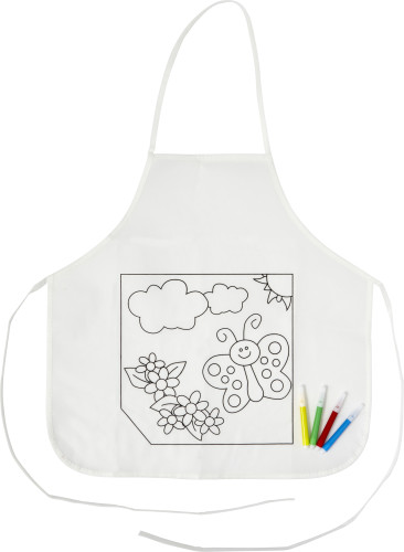 Tablier de coloriage en non-tissé 80 gr/m² - Villecourt