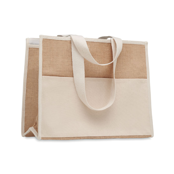 Sac shopping en toile et jute