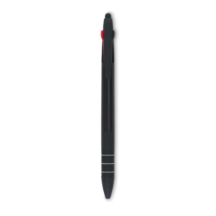 Stylo ABS 3 couleurs d'encre avec stylet - Altillac