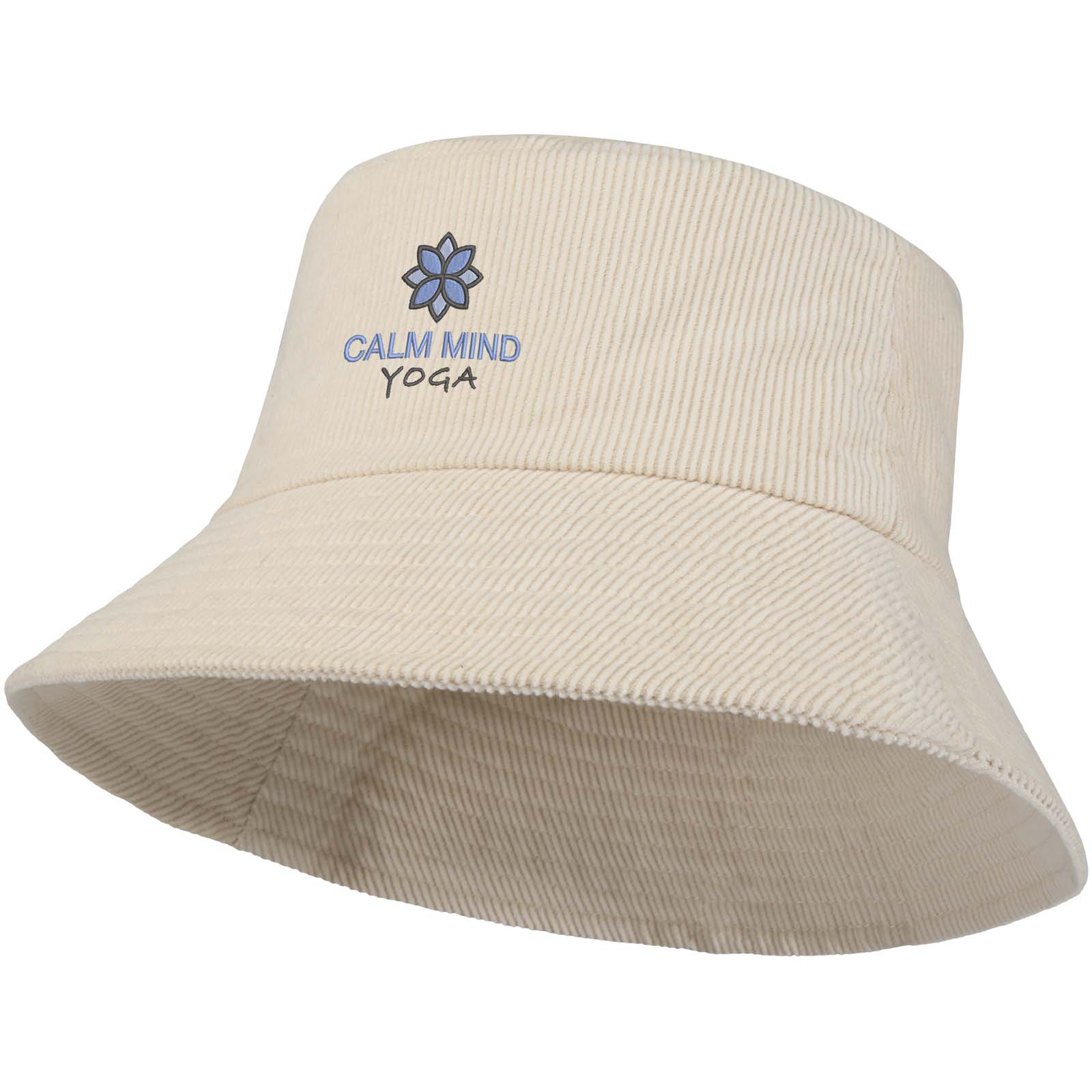 Chapeau de soleil en velours côtelé Élégance Recyclée - Margny-aux-Cerises