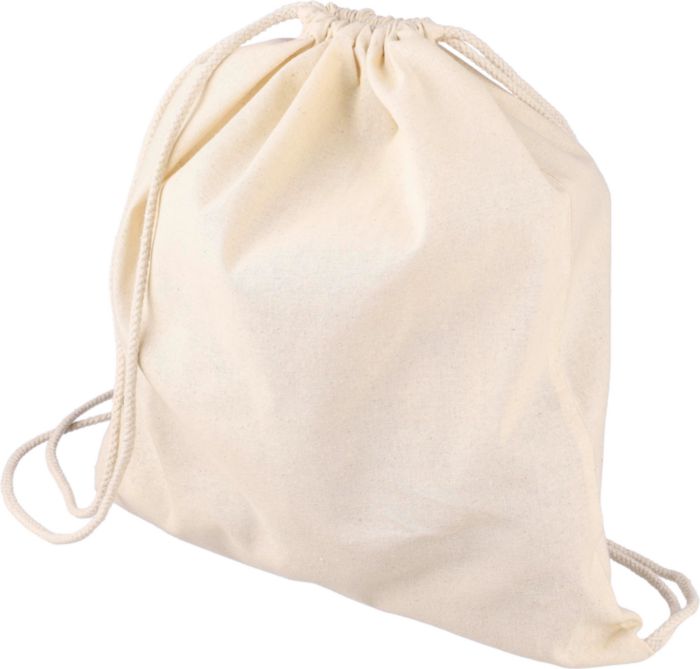 Sac à dos en coton Oeko-Tex avec cordon de serrage - Lantosque