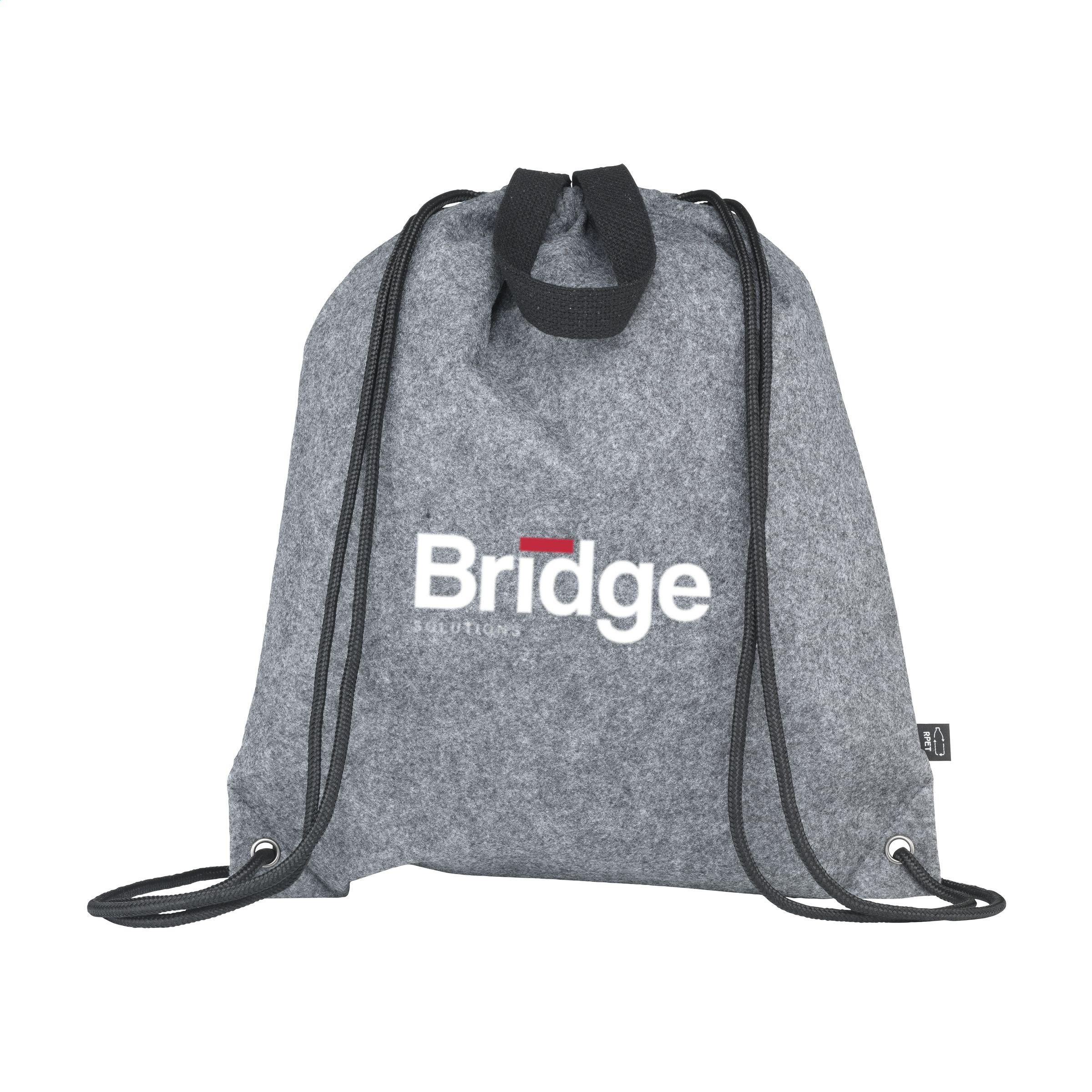 Sac à dos PromoBag Plus en feutre RPET
