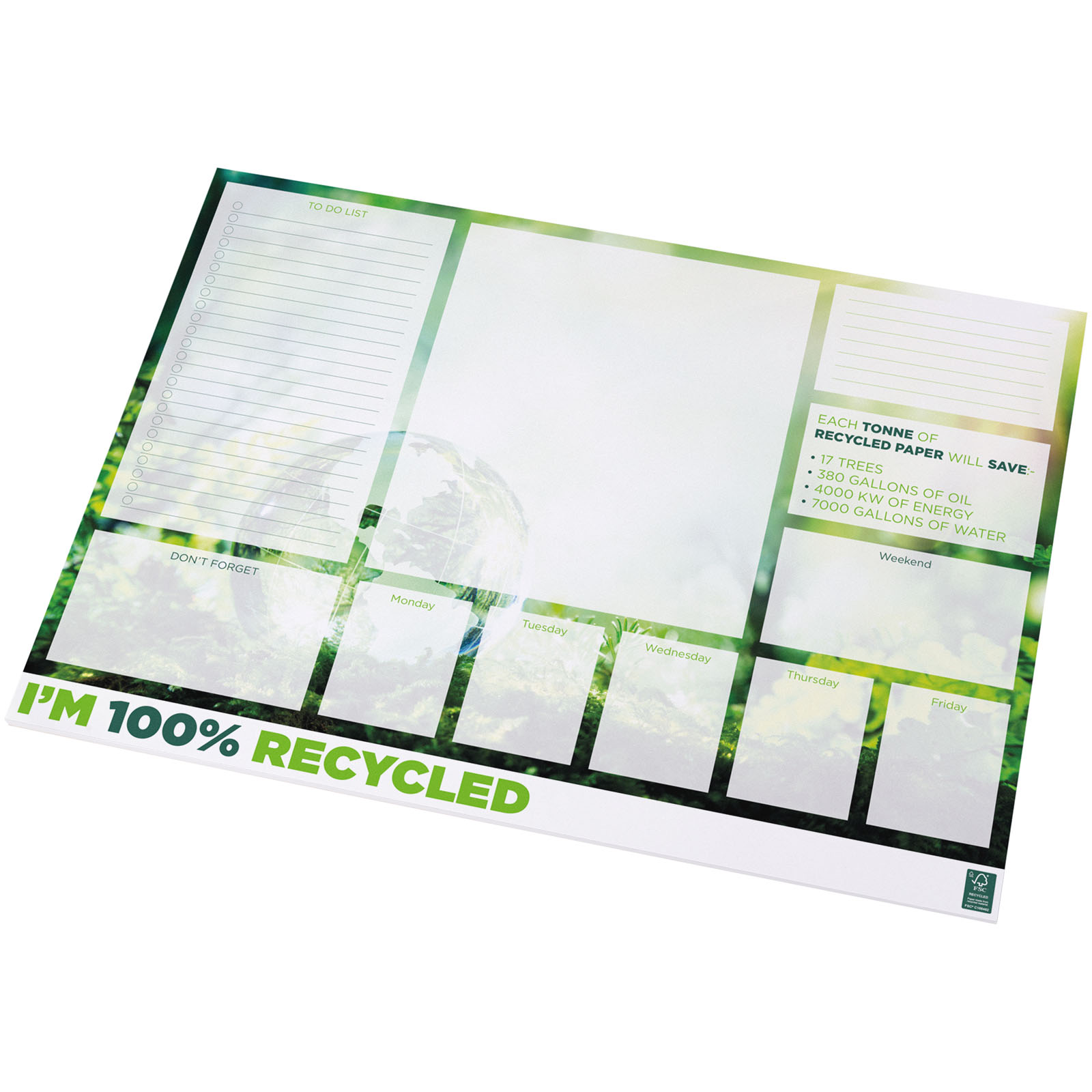 Bloc-notes EcoPrint Desk-Mate® - Goussainville