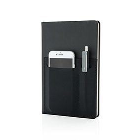 Carnet de notes personnalisé avec pochette pour téléphone - Moroni