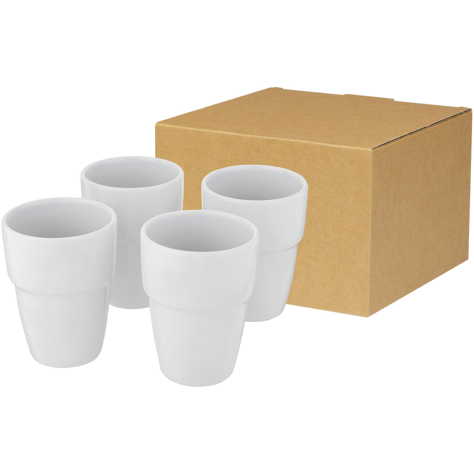 Ensemble de Tasses en Céramique Empilables 280ml