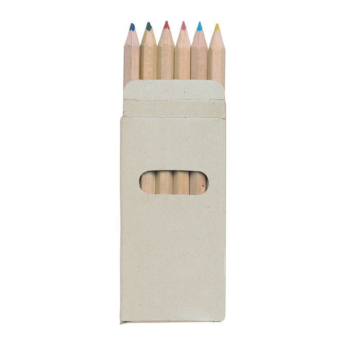 6 Crayons de couleur