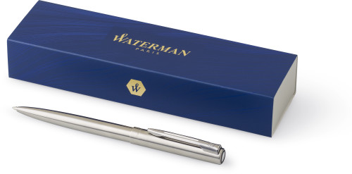 Stylo à bille bleu chrome Waterman Graduate - Chateauneuf-du-Pape