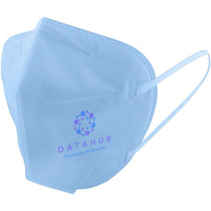 Masque FFP3 bleu personnalisable  - Filao