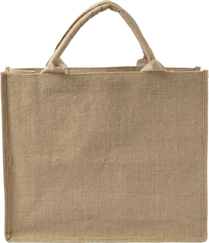 Sac de shopping en jute laminé - Breteuil