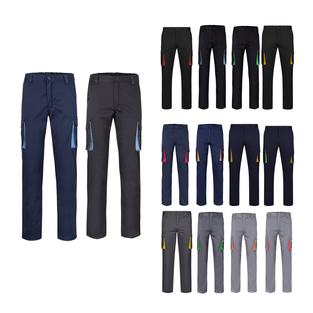 Pantalon Extensible Bicolore - Saint-Couat-du-Razès