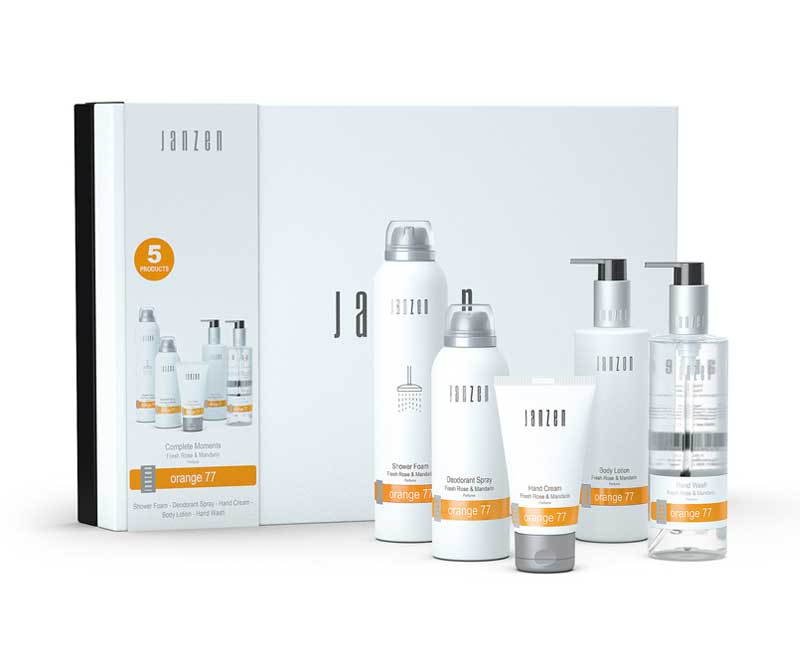 Coffret cadeau soins "Janzen" - Orange