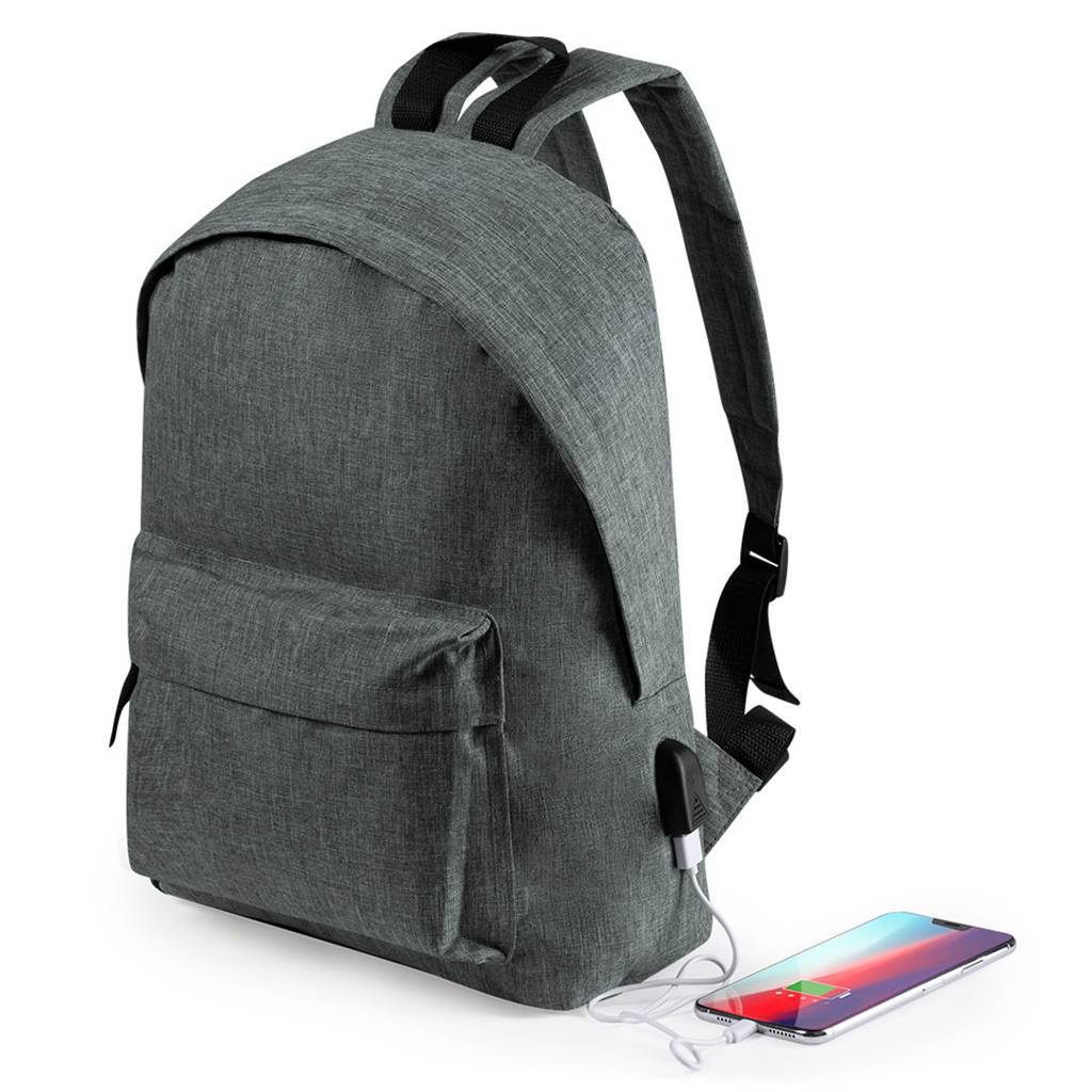 Sac à dos personnalisé classique avec connexion USB – Syracuse