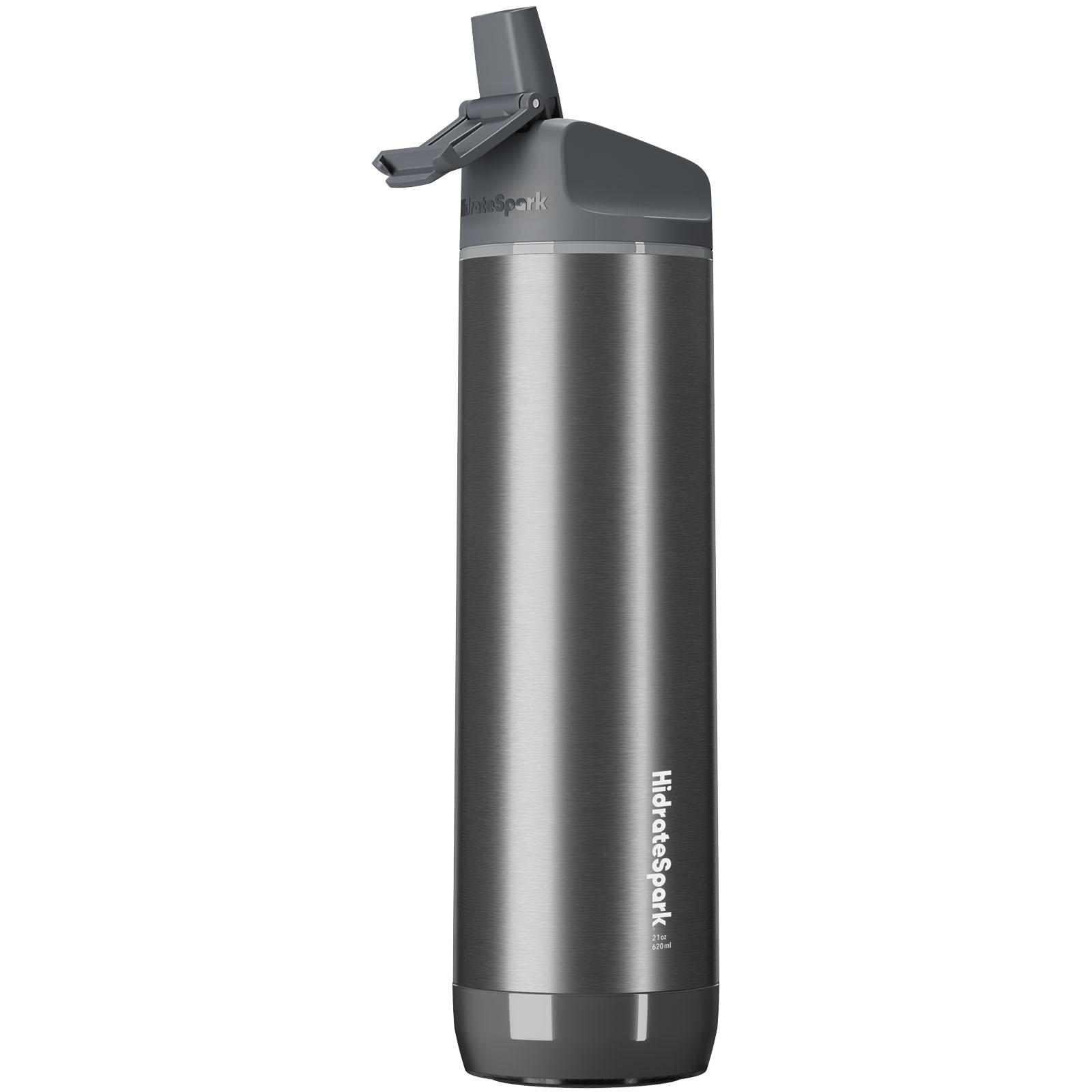 Bouteille d'eau intelligente HidrateSpark® PRO en acier inoxydable et isolation par le vide de 620 ml - Acier