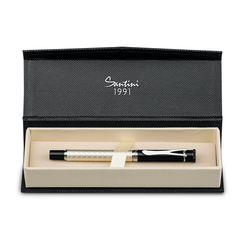 Coffret Cadeau Stylo Plume en Métal - Encre Bleue - Avignon