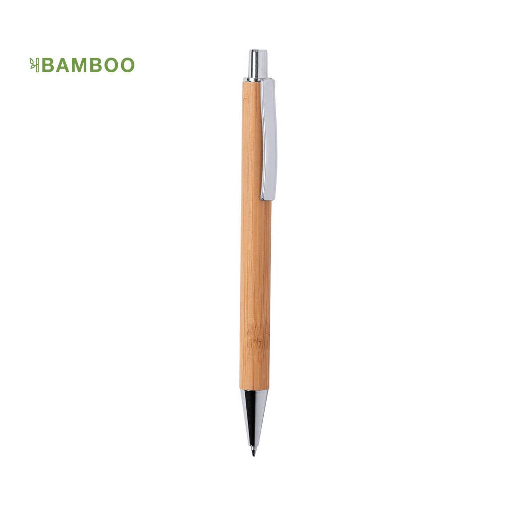 Stylo personnalisé corps en bois de bambou - Ilian