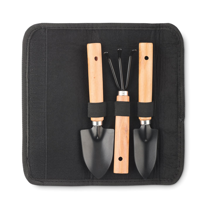 3 outils de jardin dans une pochette RPET - Souvigny