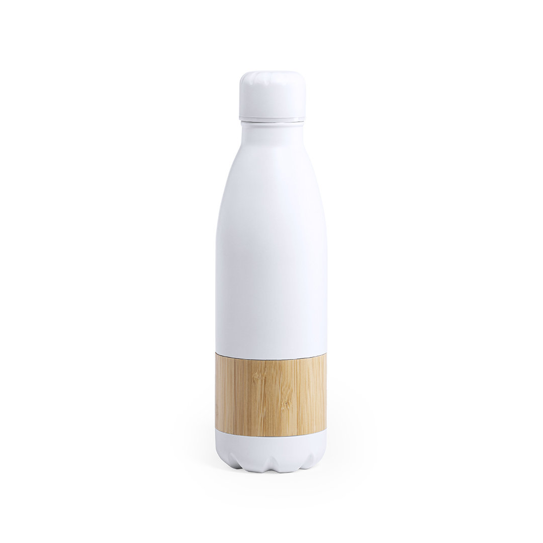 Bouteille personnalisée en inox & bambou 750ml - Wendy 