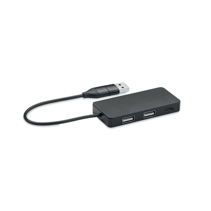 Hub USB à 3 ports avec câble de 20cm - Condat-sur-Vézère