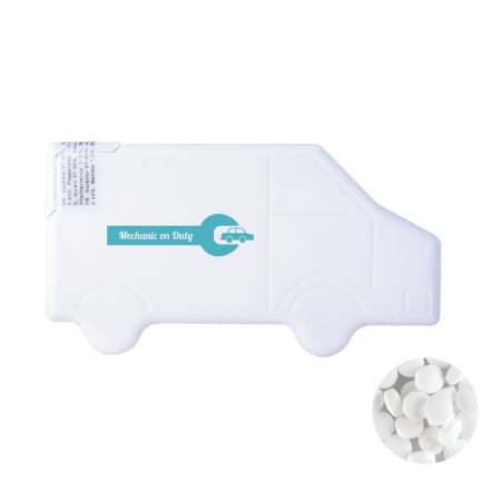 Distributeur de menthes en forme de camion - Roumoules