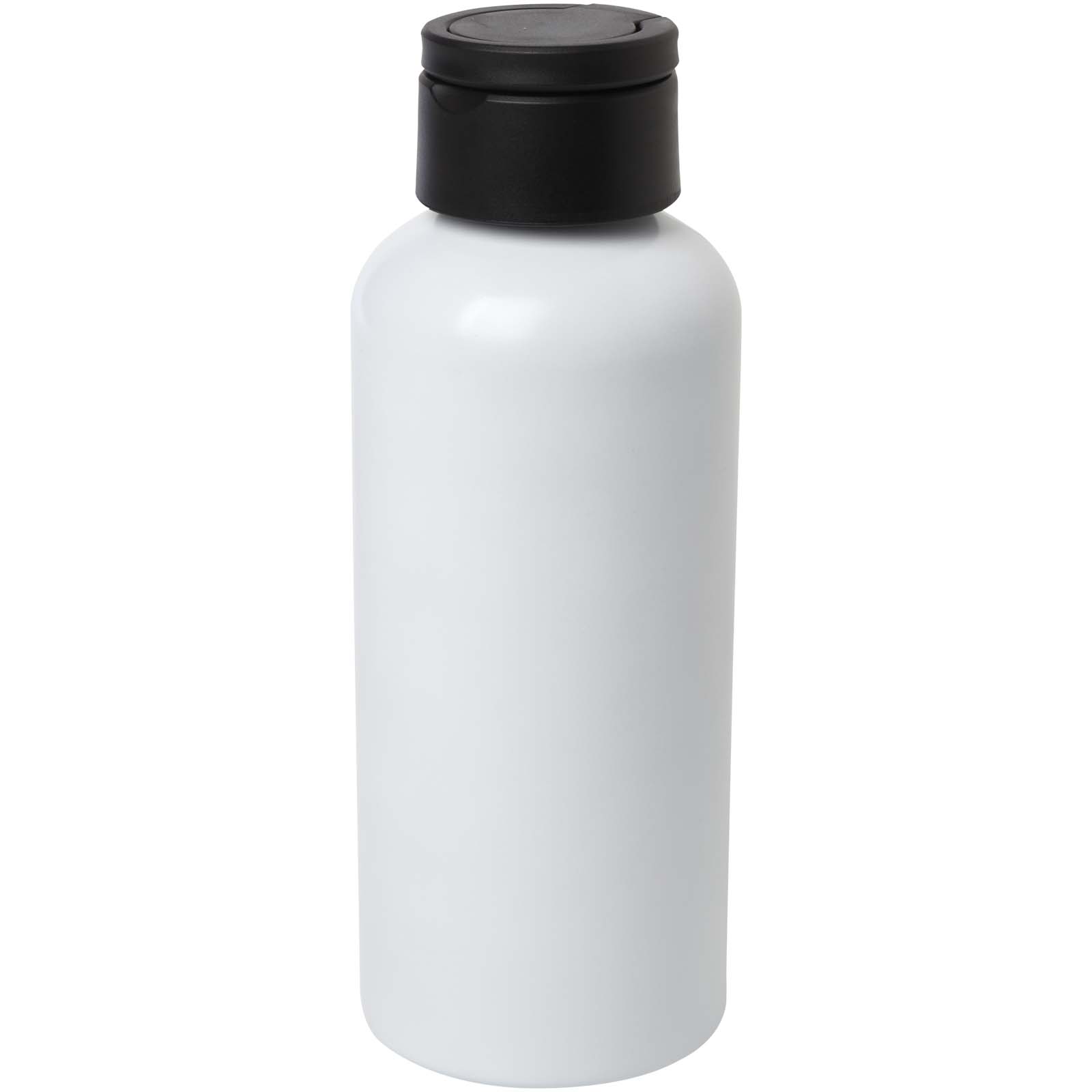 Bouteille d'eau en aluminium recyclé 600 ml avec couvercle RPET - Ozenay