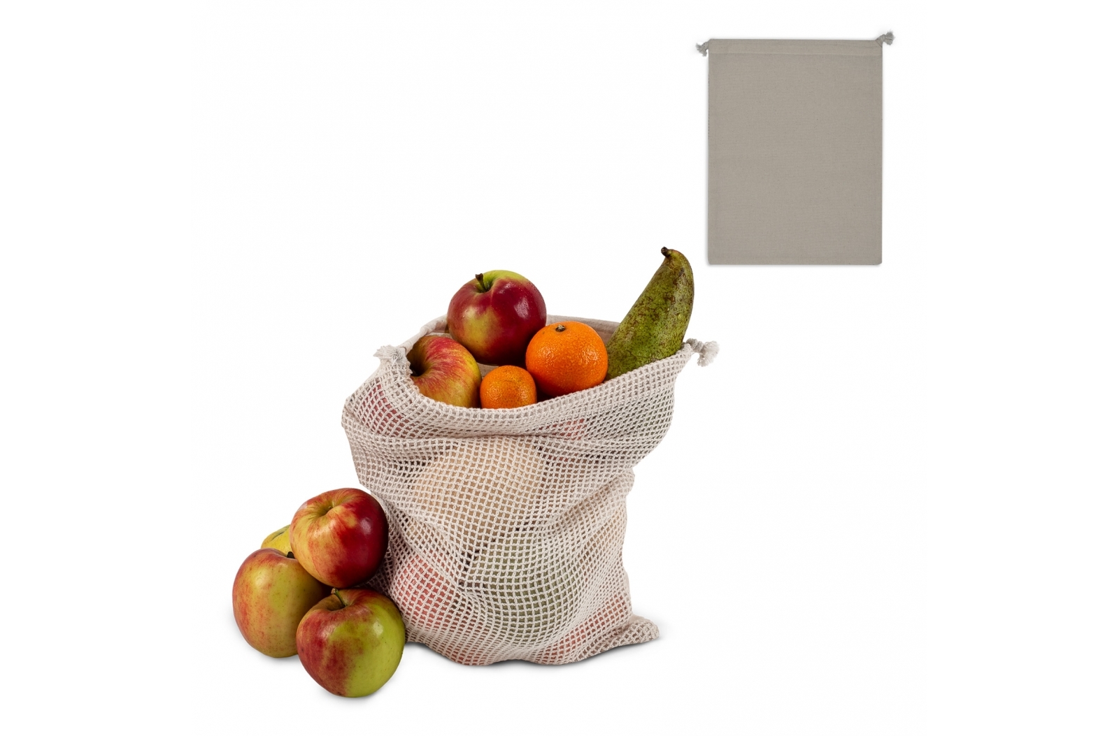 Sac de courses, réutilisable, en coton OEKO-TEX® 25x30cm