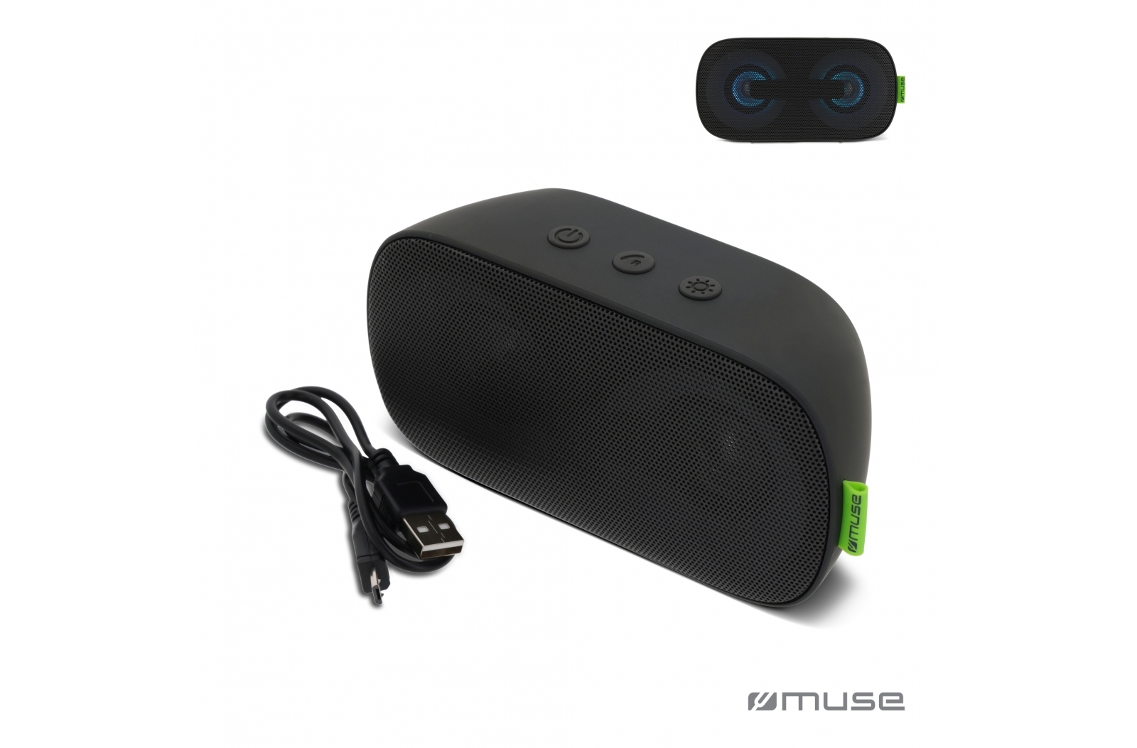 M-370 DJ | Muse 6W Enceinte Bluetooth avec lumière d'ambiance