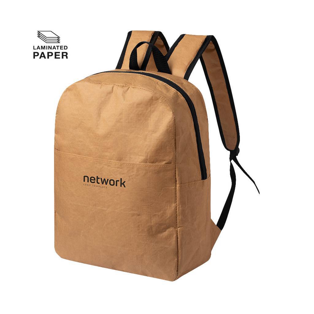 Sac à dos personnalisé écologique en papier laminé 130 g/m² – Yonkers