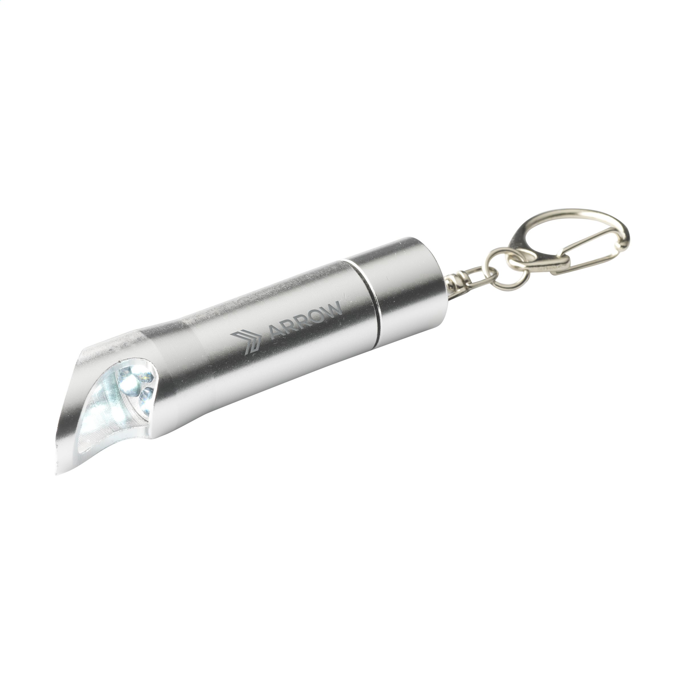 Lampe torche en aluminium avec mousqueton et décapsuleur - Paris - Zaprinta France