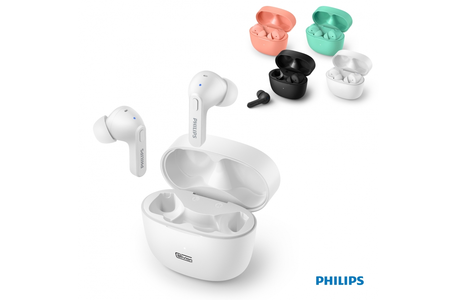 Ecouteurs  Philips TWS avec boutons en silicone - Zaprinta France