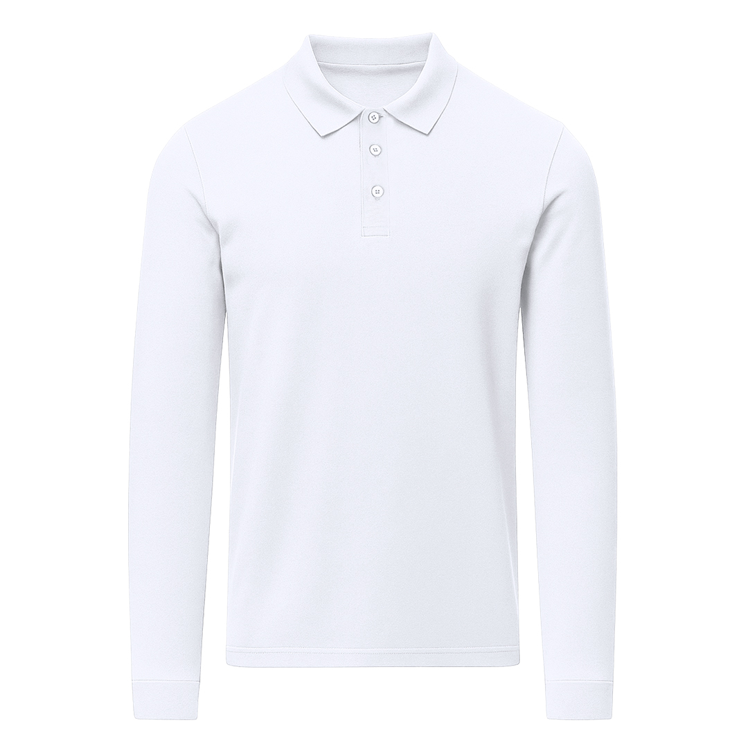 Polo blanc pour adulte Charlot
