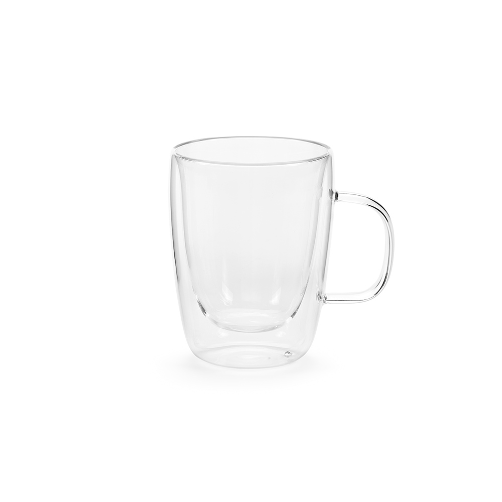 Tasse double paroi en verre borosilicate 300 ml - Trégueux - Zaprinta France