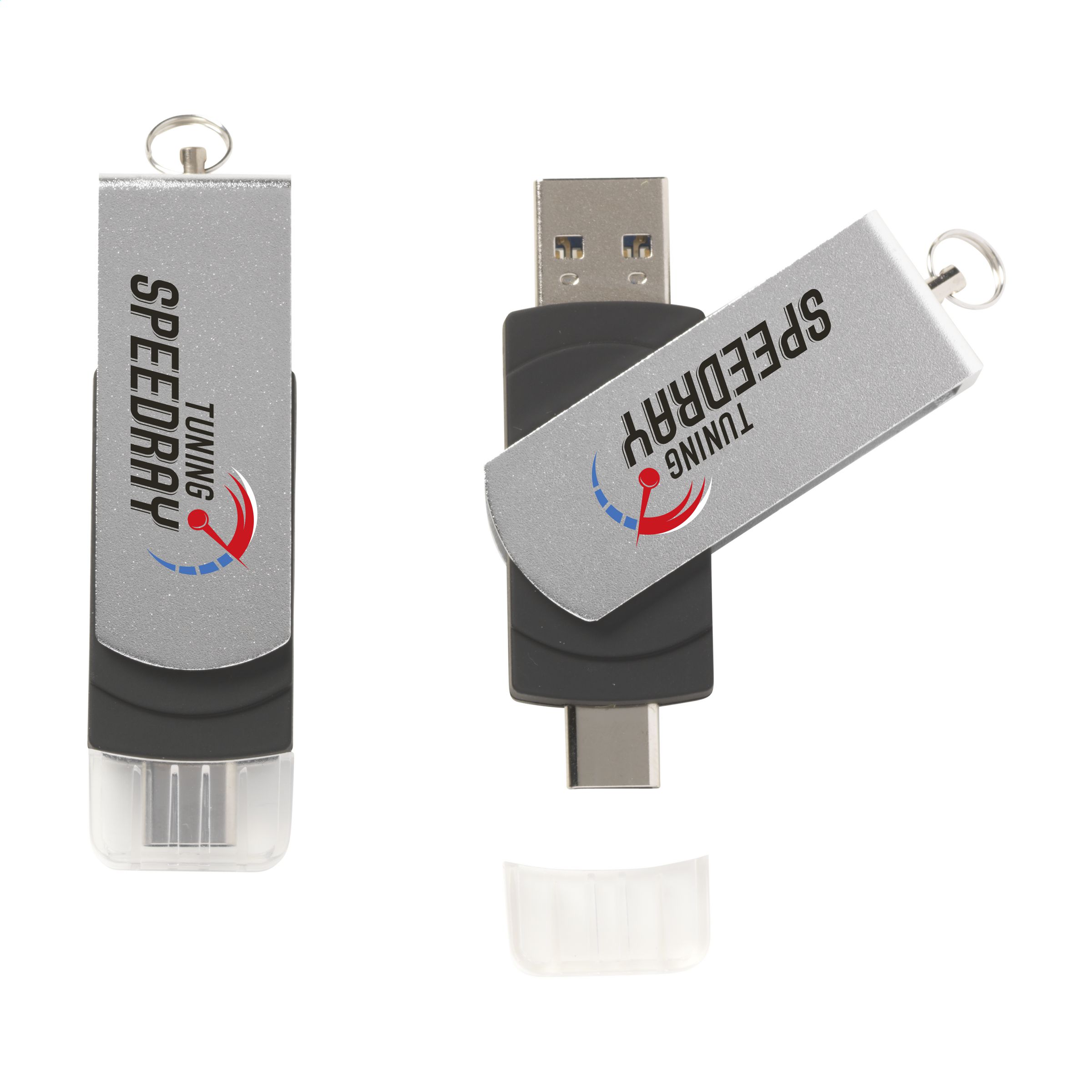 Clé USB à double connecteur - Courchevel