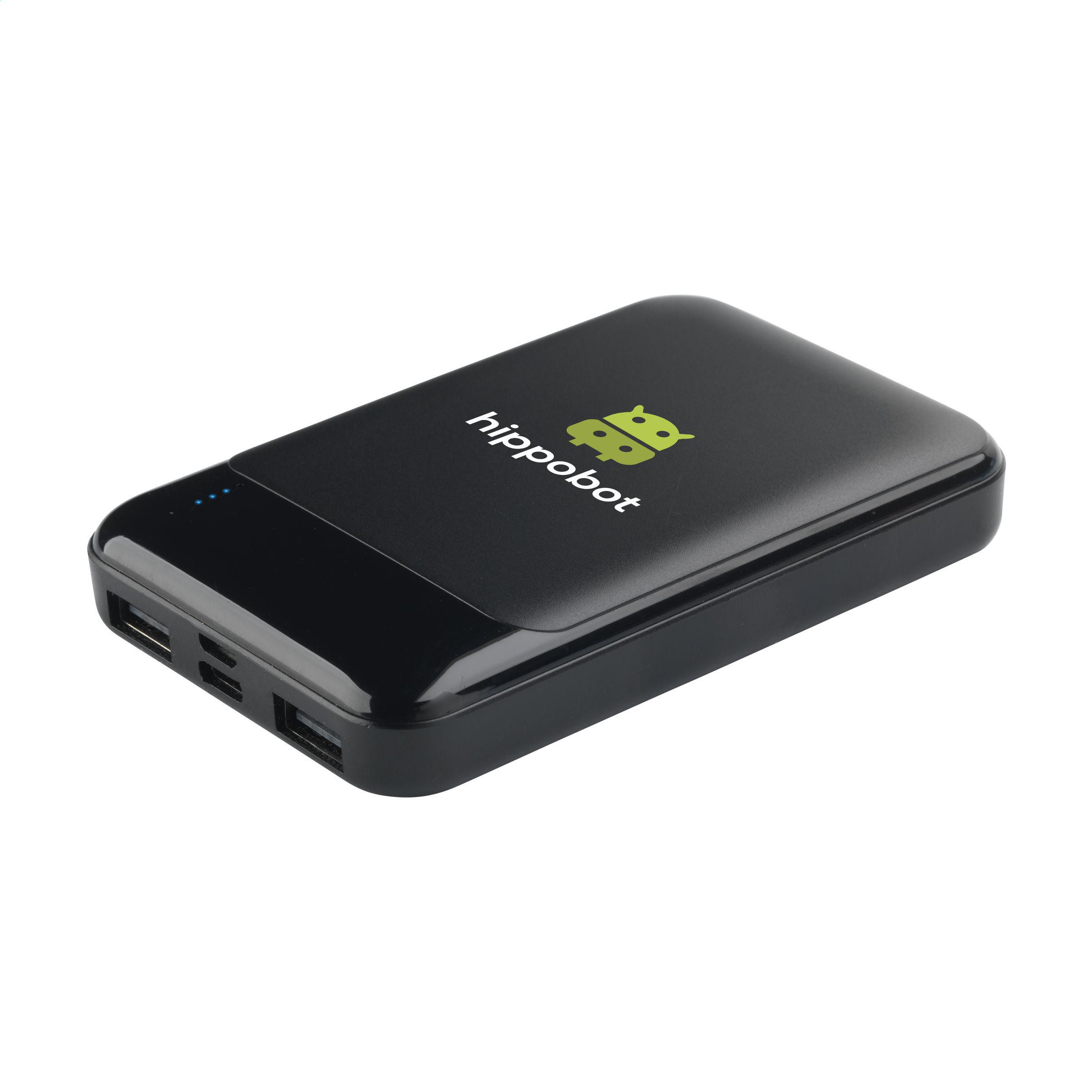 Batterie externe compact en ABS recyclé RCS