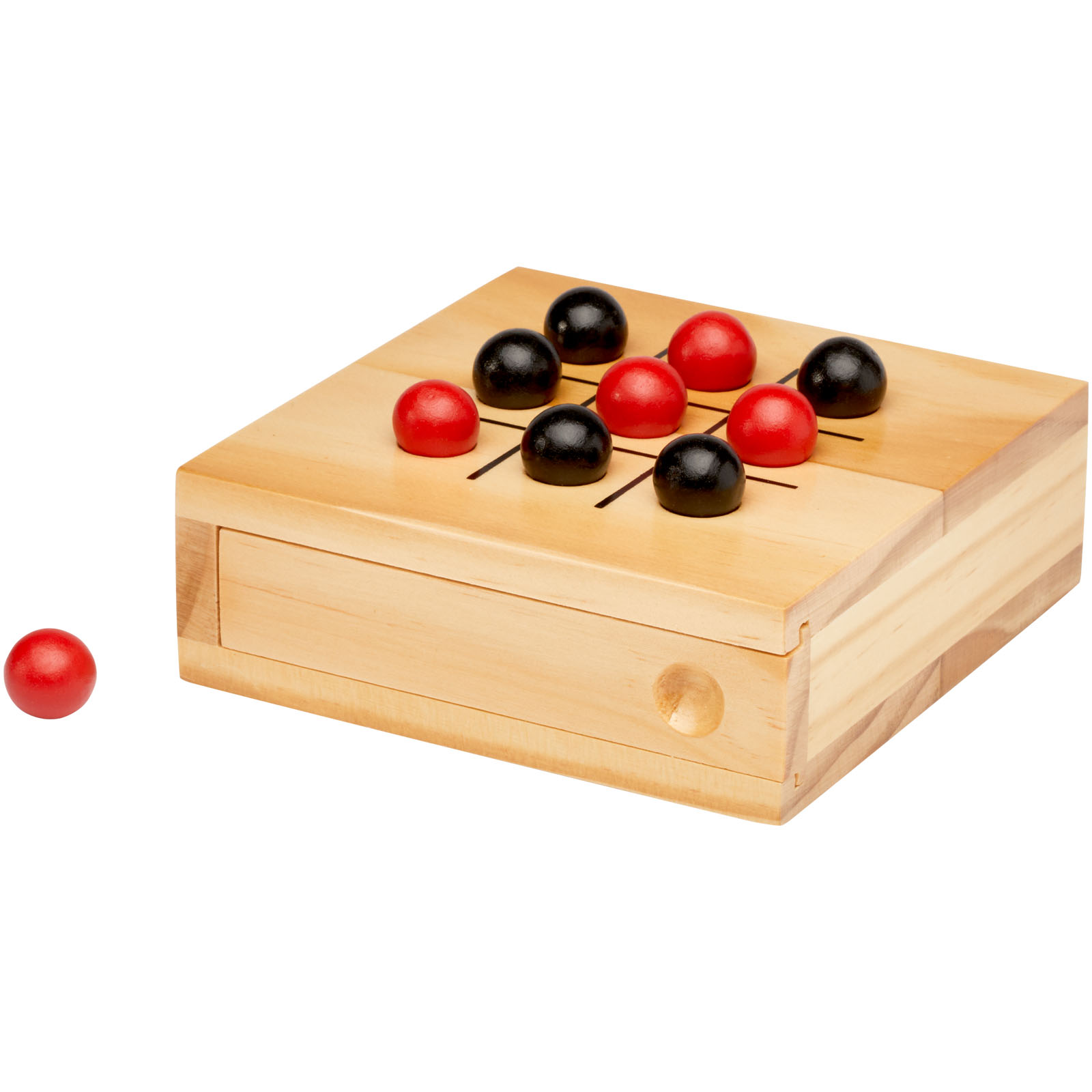 Jeu de Tic-Tac-Toe en Bois Strobus