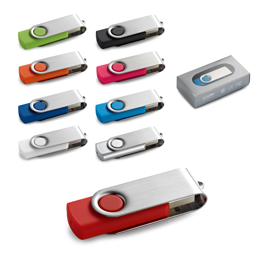 Clé USB RubberClip - Bonneval