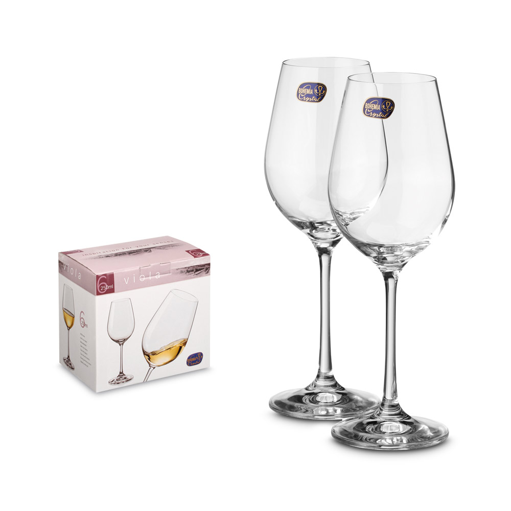 Ensemble d'Art de la Table en Verre Élégant 250ml