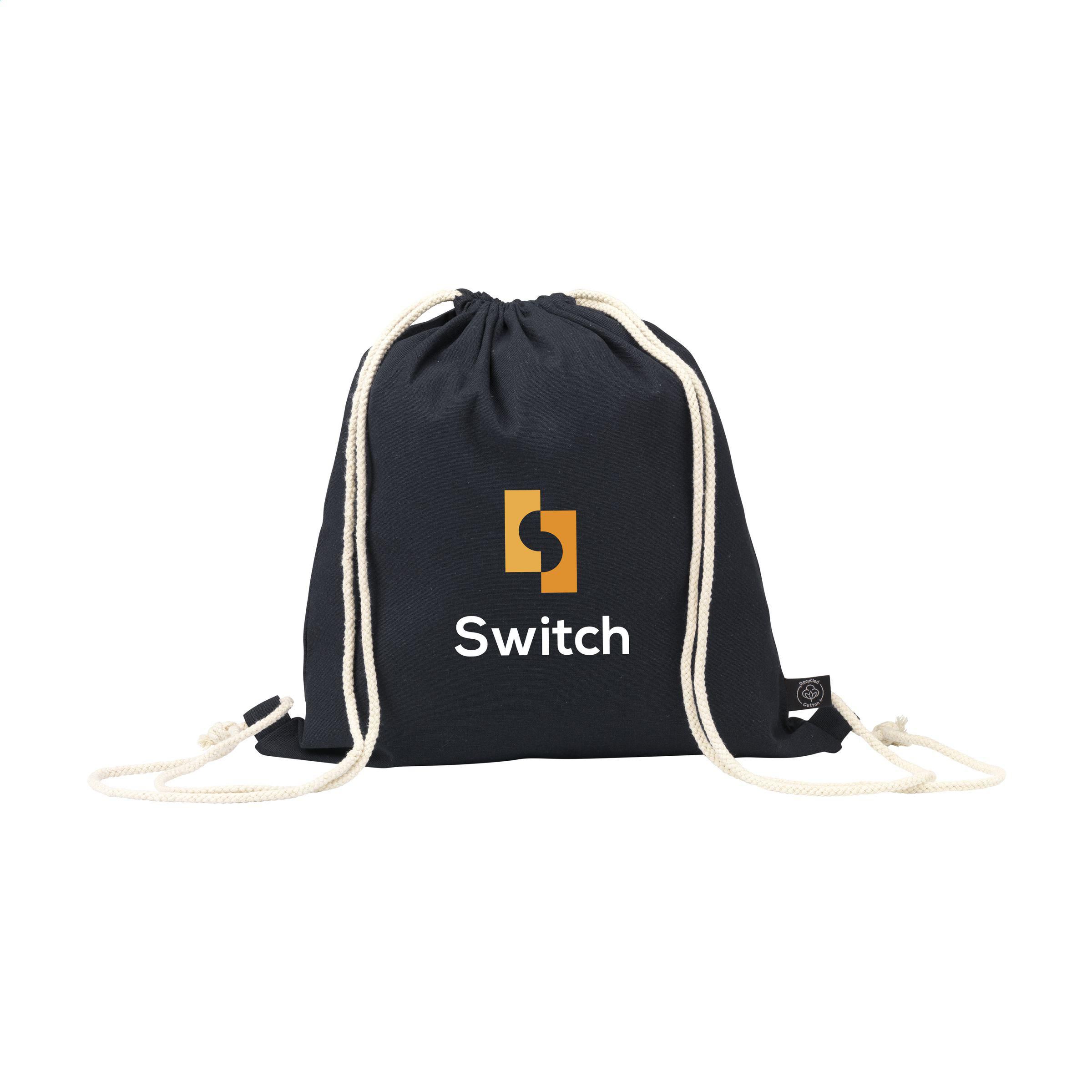 Sac à dos en coton recyclé GRS PromoColour (150 g/m²)