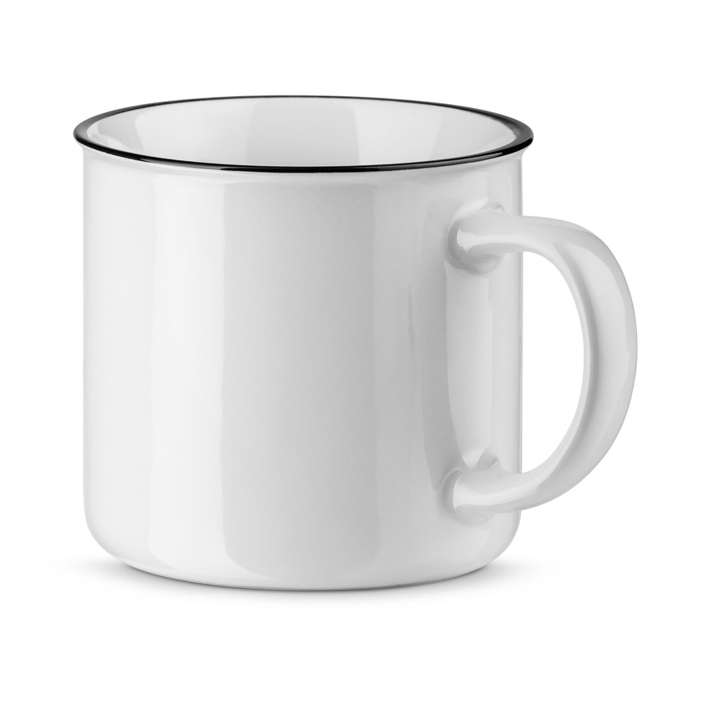 VERNON BLANC - Mug en céramique de 360 ml