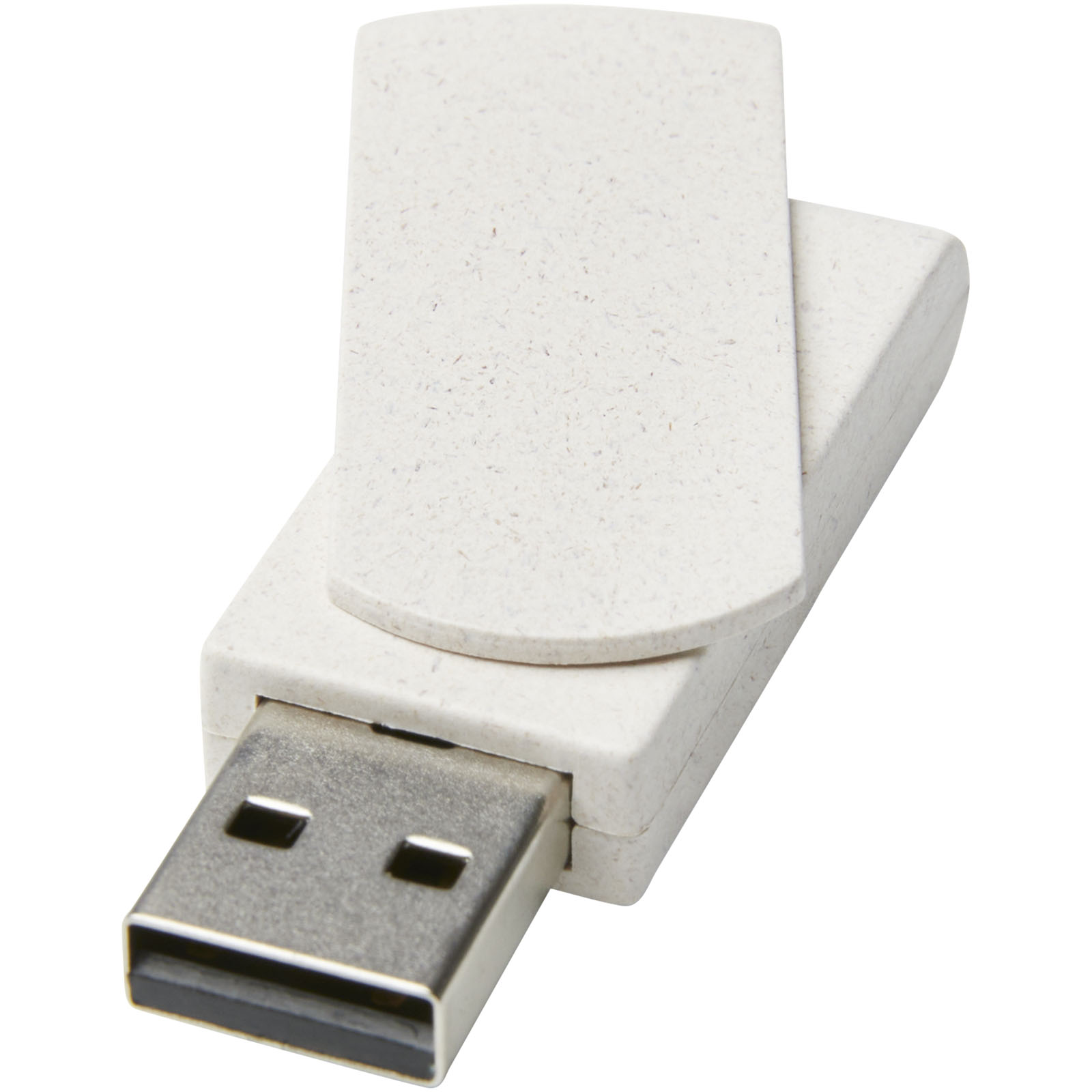 Clé USB Pivotante 8GB en Paille de Blé - Voyennes