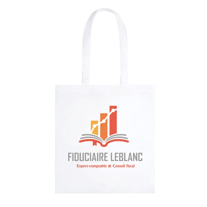 Tote bag blanc personnalisé - Zaprinta France