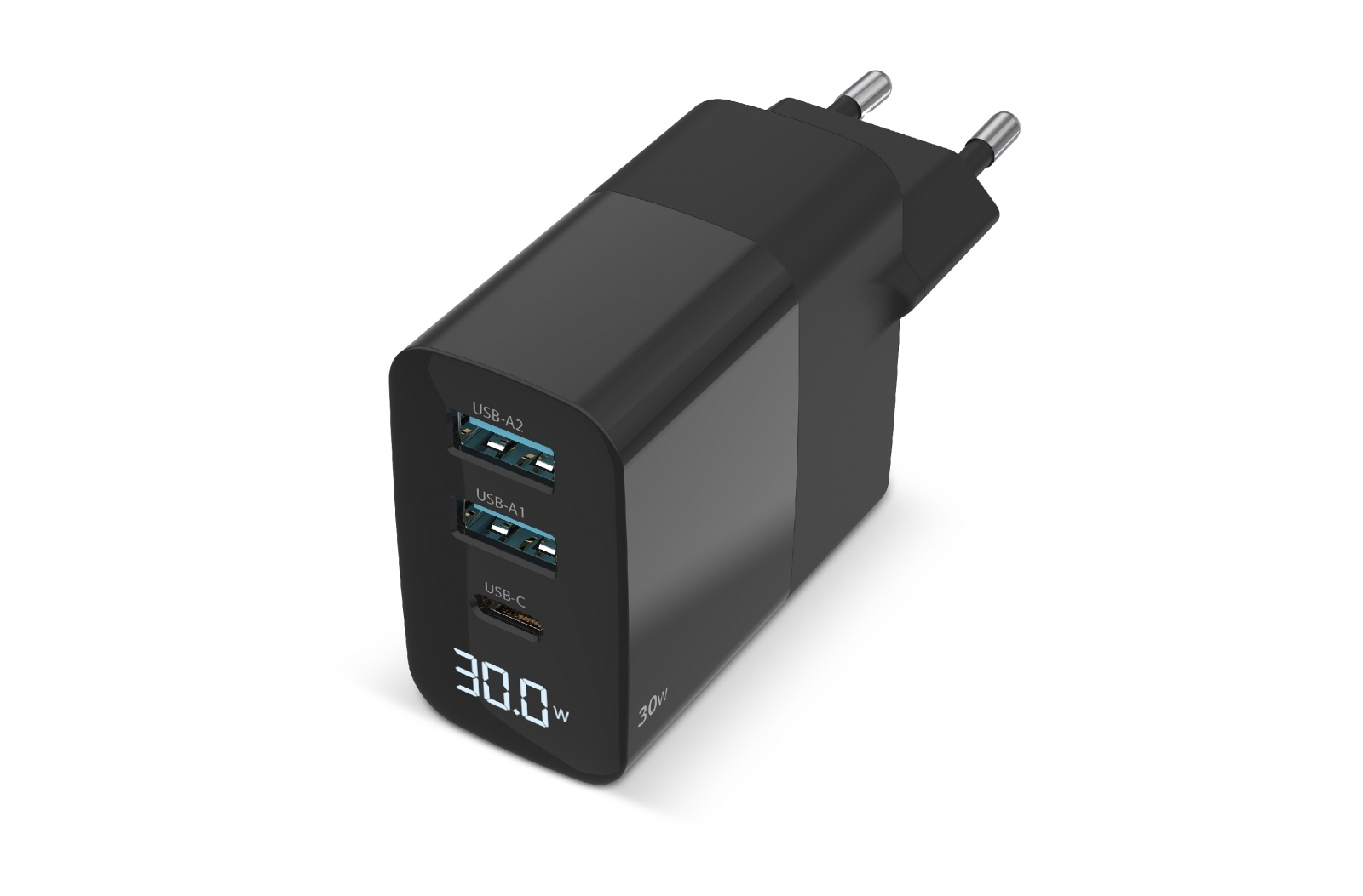 Chargeur mural Sitecom CH-1001 30W GaN Power Delivery avec affichage LED - Chambretaud