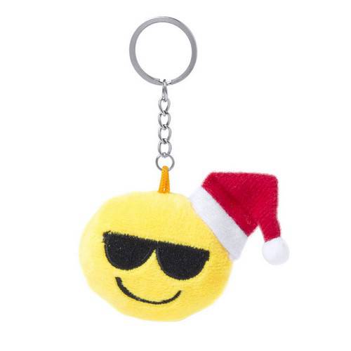 Porte clé personnalisé smiley Noël - Antibes