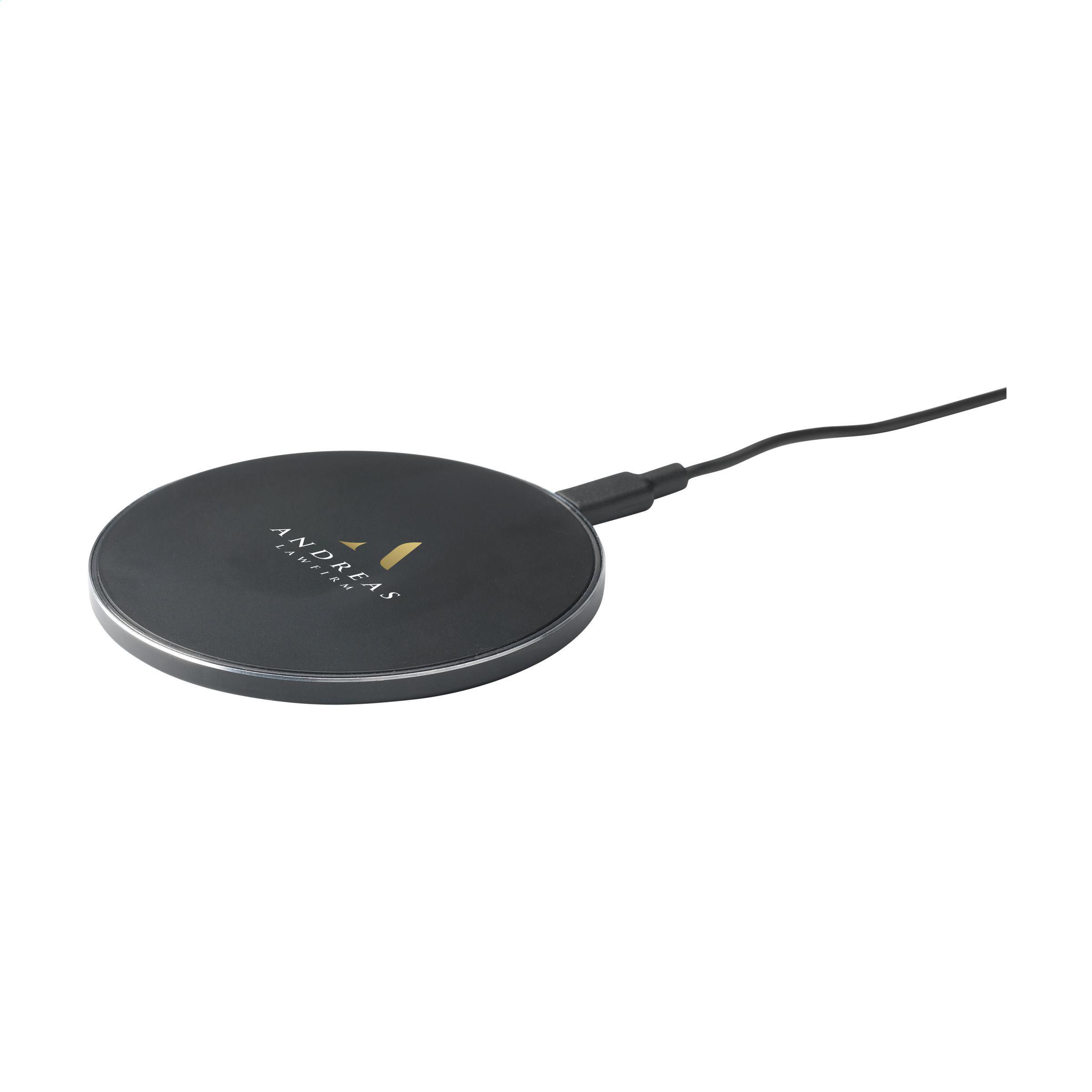Chargeur sans fil Tecco GRS Recyclé Alu 15W