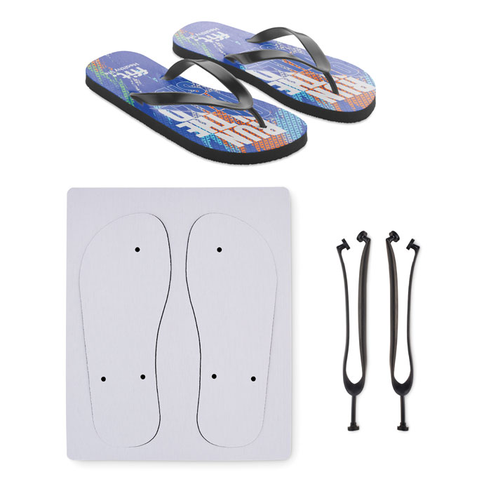 Tongs de Plage en PVC à Sublimation Imprimée - 