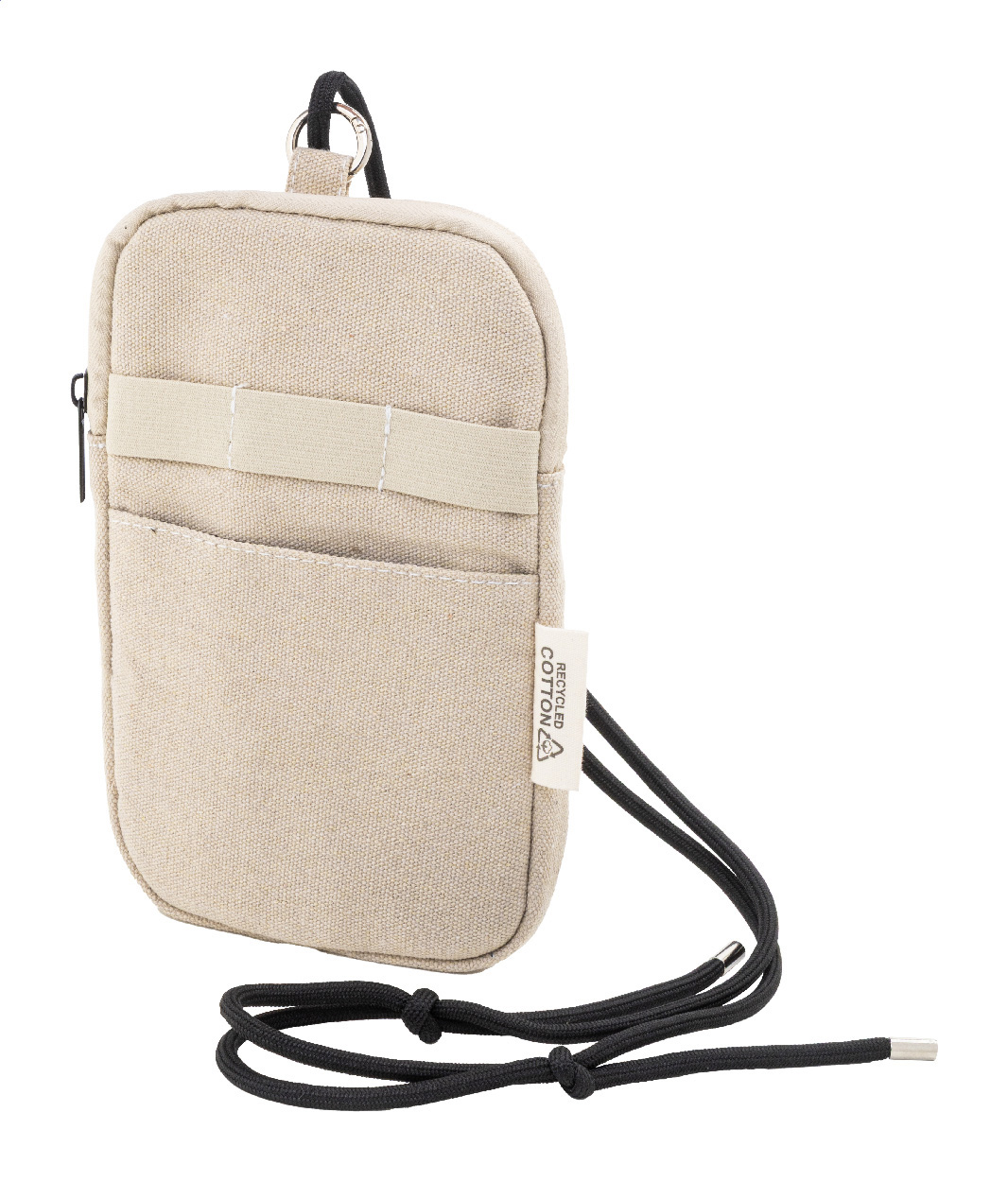 Sac bandoulière en toile recyclée pour téléphone - Villargent