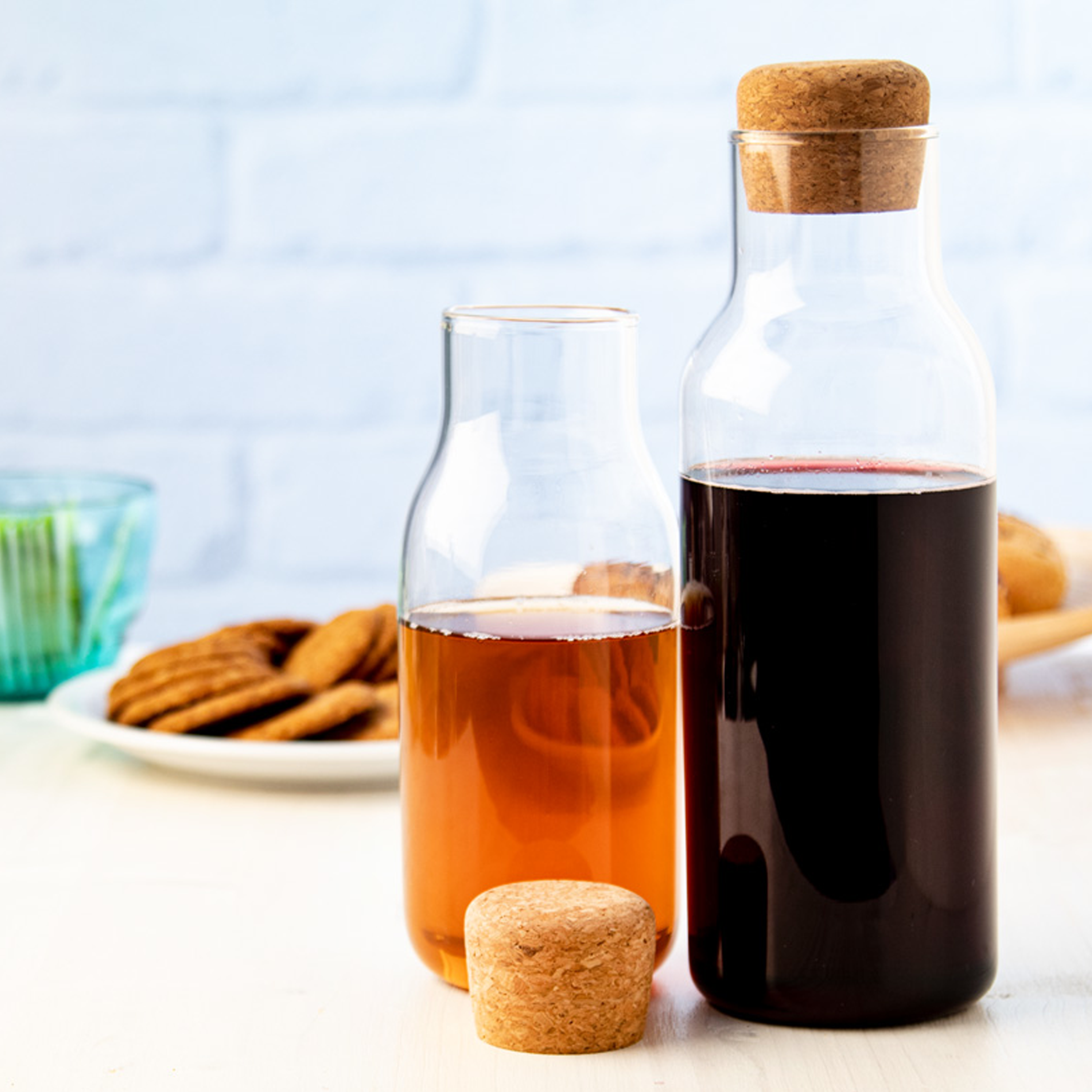 Carafe en Verre Borosilicate avec Bouchon en Liège - Vaudevant