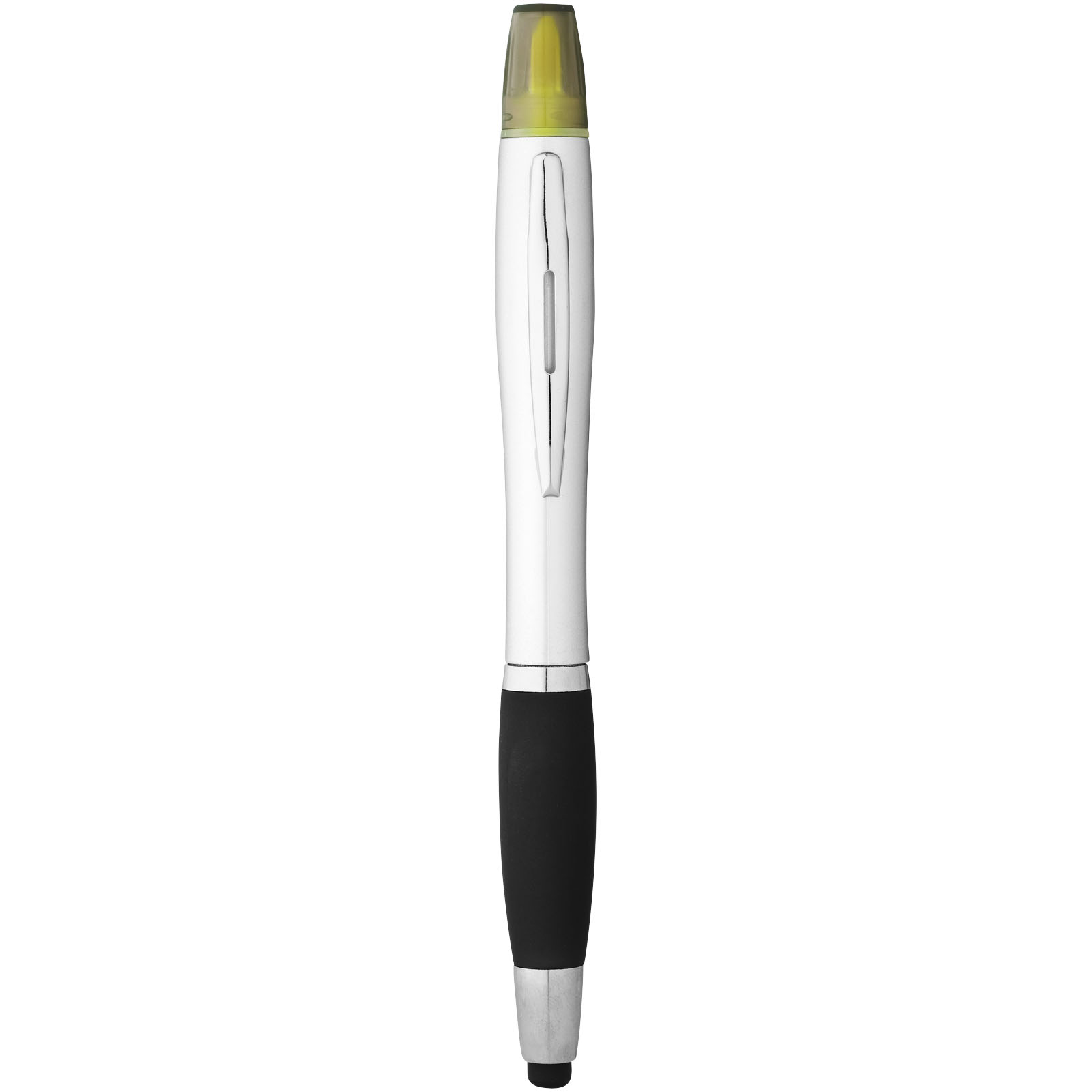 Stylo bille avec fonction stylet et surligneur